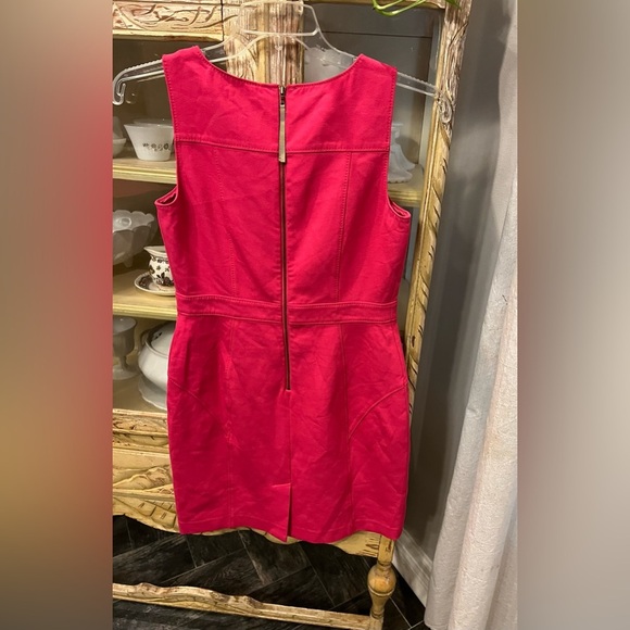 Loft Size 6 Pink Sheath Sleeveless Dress - Picture 2 of 6